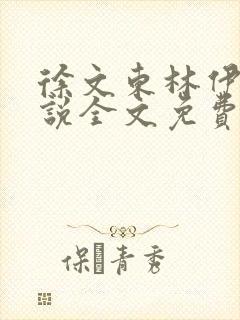 徐文东林伊人小说全文免费阅读