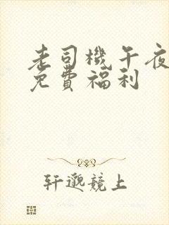 老司机午夜在线免费福利