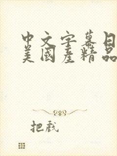 中文字幕日韩欧美国产精品