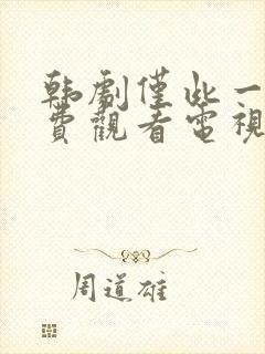 韩剧仅此一夜免费观看电视剧完整版