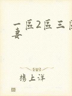 一区2区三区人妻