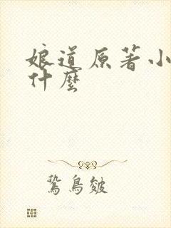 娘道原著小说叫什么