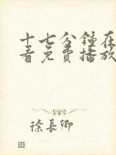 十七分钟在线观看免费播放电视剧封面