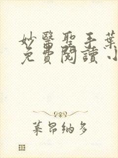妙医圣手叶皓轩免费阅读 小说封面