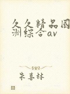 久久精品国产亚洲综合av封面