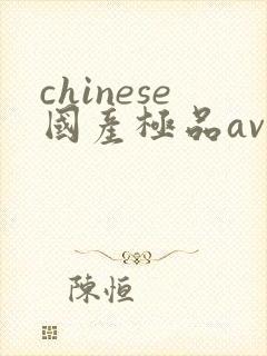 chinese国产极品av