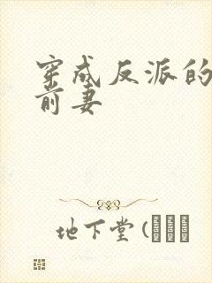 穿成反派的炮灰前妻