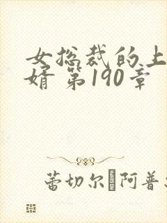 女总裁的上门女婿 第190章
