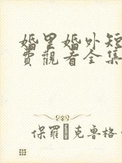 婚里婚外短剧免费观看全集完整封面