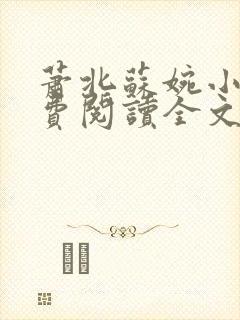 萧北苏婉小说免费阅读全文