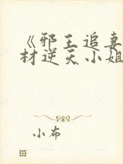 《邪王追妻:废材逆天小姐》