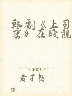 韩剧《上司的秘密》在线观看全集