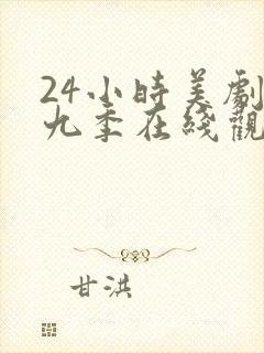 24小时美剧第九季在线观看全集