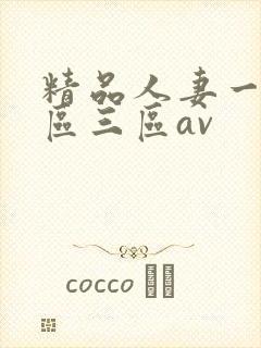 精品人妻一区二区三区av