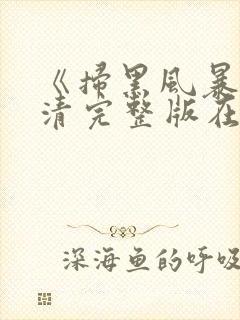 《扫黑风暴》高清完整版在线观看电视剧
