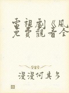 电视剧《风筝》免费观看全集高清封面