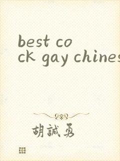 best cock gay chinese