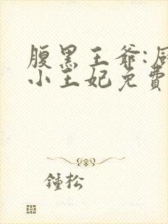 腹黑王爷:厨神小王妃免费阅读封面