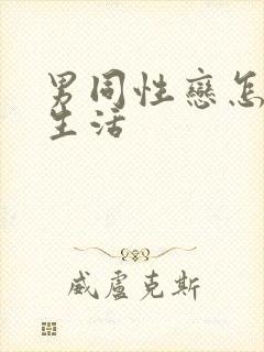 男同性恋怎么性生活