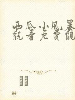 西瓜小风暴在线观看免费观看