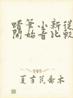 蜡笔小新从哪里开始看比较好