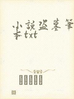 小说盗墓笔记完本txt封面