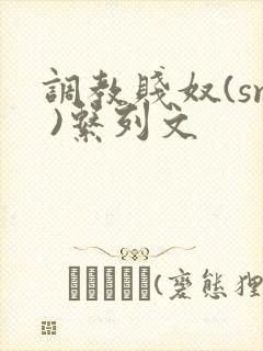 调教贱奴(sm )系列文