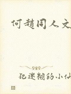 何赵同人文