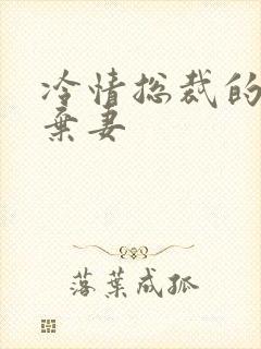 冷情总裁的新婚弃妻封面
