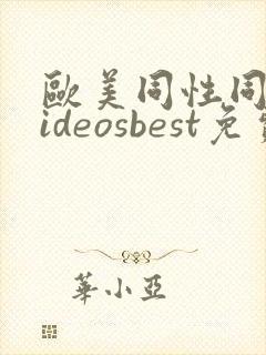 欧美同性同志videosbest免费