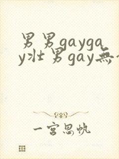男男gaygay壮男gay无套