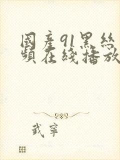 国产91黑丝视频在线播放封面