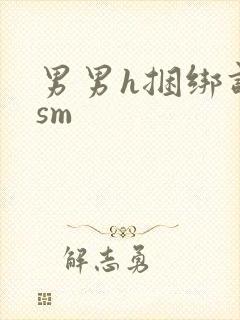 男男h捆绑调教sm封面