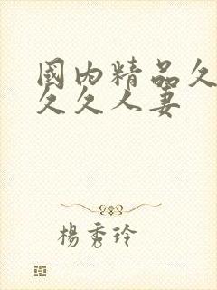 国内精品久久久久久人妻