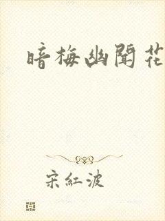 暗梅幽闻花