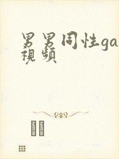 男男同性gay视频