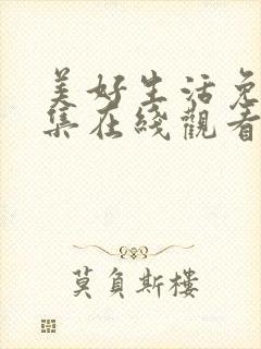 美好生活免费全集在线观看完整版封面