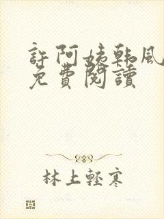 许阿姨韩风小说免费阅读