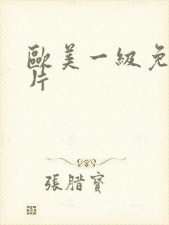 欧美一级免费淫片