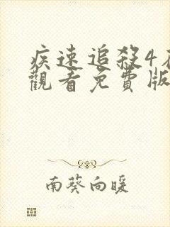 疾速追杀4在线观看免费版高清