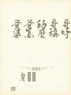 爸爸的哥哥的老婆怎么称呼封面