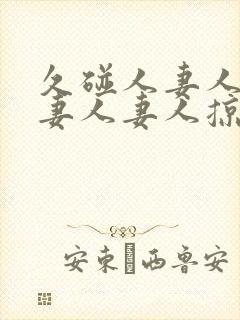 久碰人妻人妻人妻人妻人掠