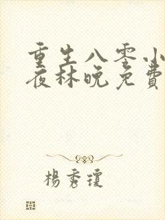 重生八零小军嫂夜林晚免费阅读全文