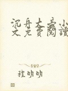 沉舟大帝小说全文免费阅读