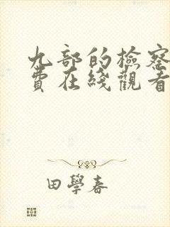 九部的检察官免费在线观看全集