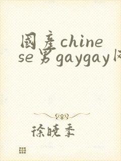 国产chinese男gaygay网站