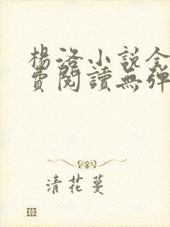 杨洛小说全文免费阅读无弹窗最新章节