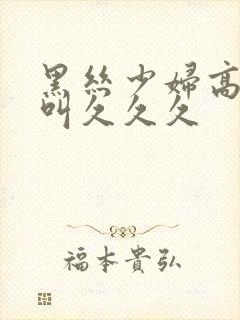 黑丝少妇高潮惨叫久久久
