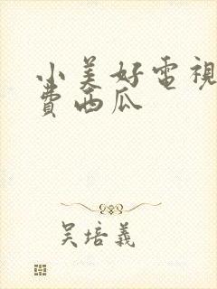 小美好电视剧免费西瓜