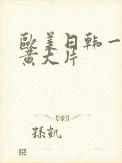 欧美日韩一级特黄大片